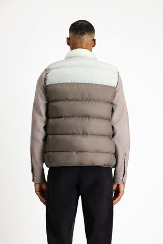  Açık Gri Çantalı Spor Şişme Yelek