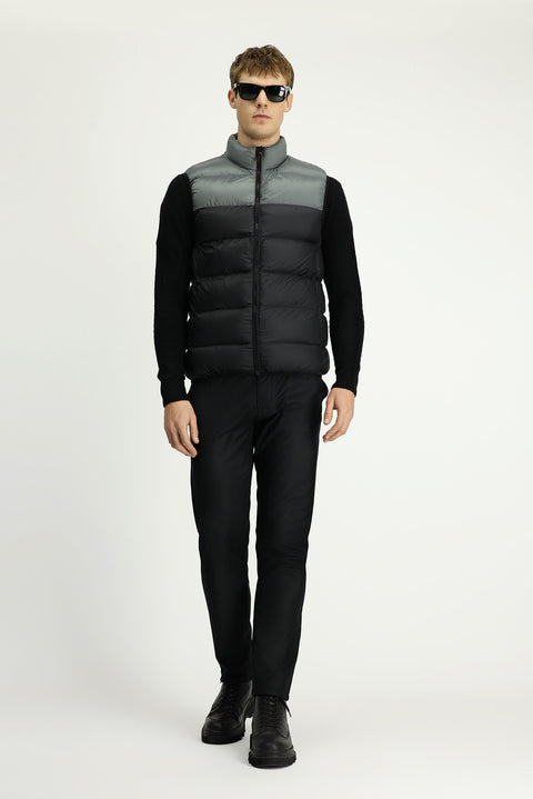 Orta Gri Çantalı Spor Şişme Yelek