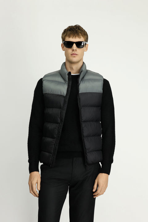 Orta Gri Çantalı Spor Şişme Yelek