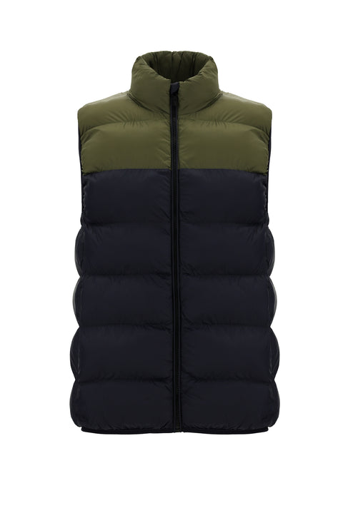 Orta Haki Çantalı Spor Şişme Yelek