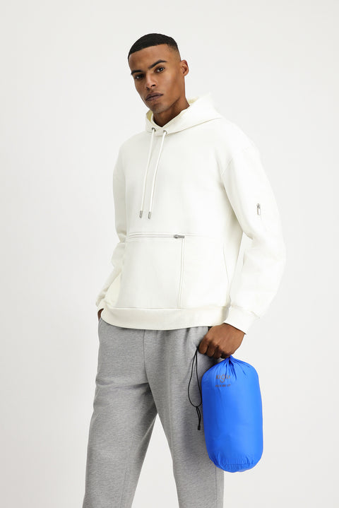 Orta Gri Kapitone Çantalı Spor Şişme Yelek