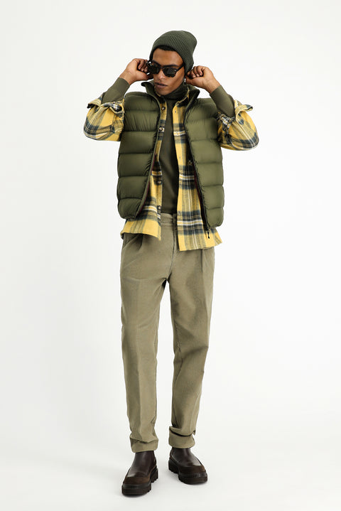 Orta Haki Kapitone Çantalı Spor Şişme Yelek