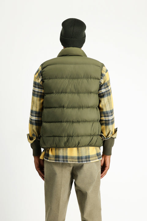 Orta Haki Kapitone Çantalı Spor Şişme Yelek