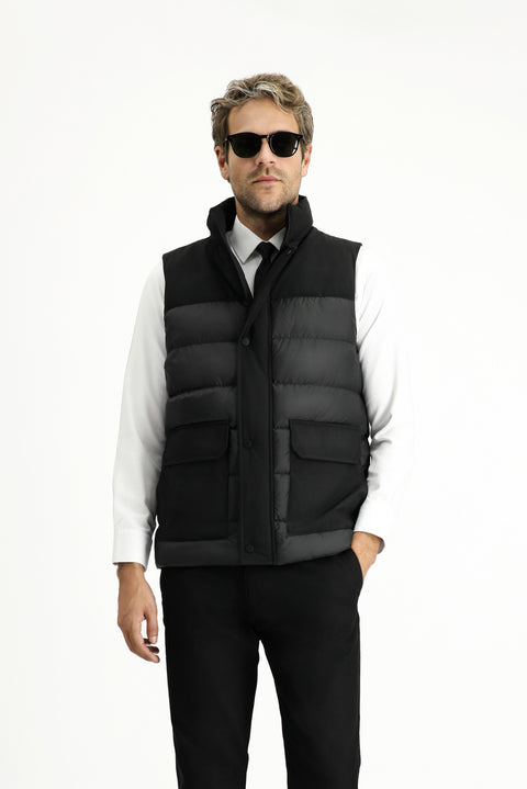 Black Sports Padded Vest