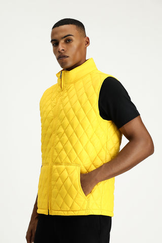  Sarı Kapitone Spor Yelek