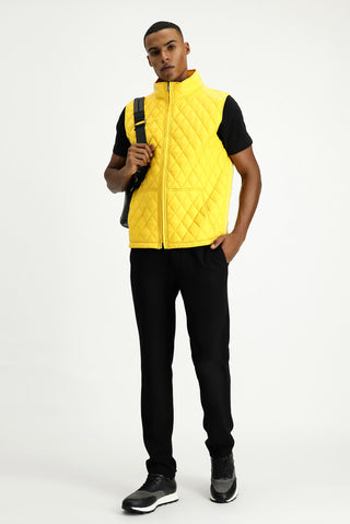  Sarı Kapitone Spor Yelek