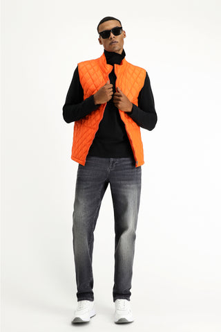  Orta Turuncu Kapitone Spor Yelek