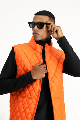  Orta Turuncu Kapitone Spor Yelek