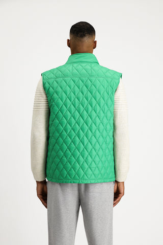  Koyu Yeşil Kapitone Spor Yelek