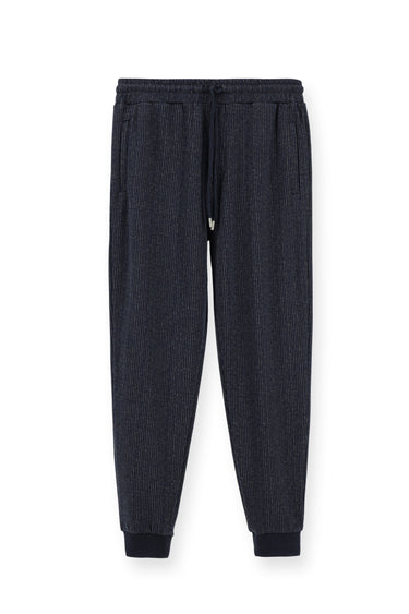 Koyu Lacivert Regular Fit Çizgili Sweatpant / Eşofman Altı