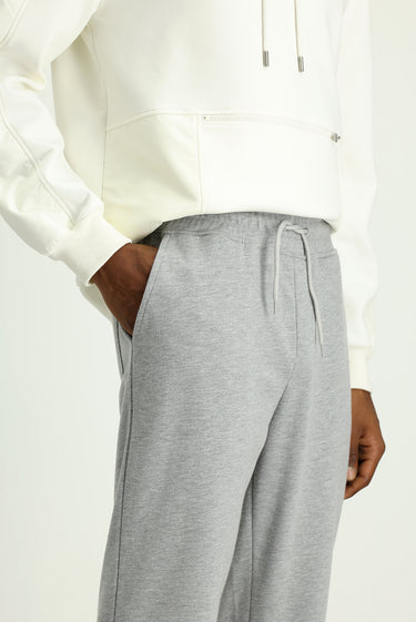 Orta Gri Melanj Pamuk Sweatpant / Eşofman Altı