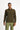Asker Haki Melanj Polo Yaka Regular Fit Desenli Sweatshirt