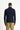 Koyu Lacivert Polo Yaka Regular Fit Pamuk Sweatshirt