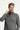  Orta Gri Melanj Yarım Balıkçı Yaka Regular Fit Fermuarlı Sweatshirt