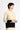 Orta Bej Bisiklet Yaka Oversize Desenli Pamuklu Sweatshirt