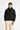 Siyah Kapüşonlu Oversize Fermuarlı Pamuklu Sweatshirt