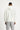 Kırık Beyaz Kapüşonlu Oversize Fermuarlı Pamuklu Sweatshirt