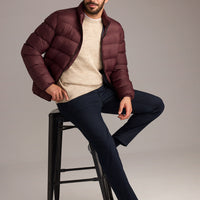 Açık Bej Bisiklet Yaka Regular Fit Dikişsiz Desenli Triko Kazak