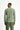 Çağla Yeşili Polo Yaka Slim Fit Dar Kesim Desenli Pamuklu Triko Kazak