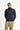  İndigo Yarım Balıkçı Yaka Slim Fit Dar Kesim Fermuarlı Desenli Dikişsiz Triko Kazak