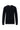 Koyu Lacivert Bisiklet Yaka Slim Fit Dar Kesim Desenli Pamuklu Triko Kazak