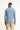 Havacı Mavi Bisiklet Yaka Slim Fit Dar Kesim Desenli Pamuklu Triko Kazak
