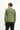 Orta Haki Bisiklet Yaka Slim Fit Dar Kesim Desenli Pamuklu Triko Kazak