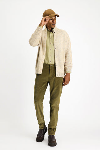  Açık Bej Desenli Yünlü Triko Hırka