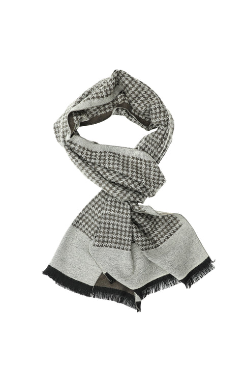 Light Beige Patterned Scarf