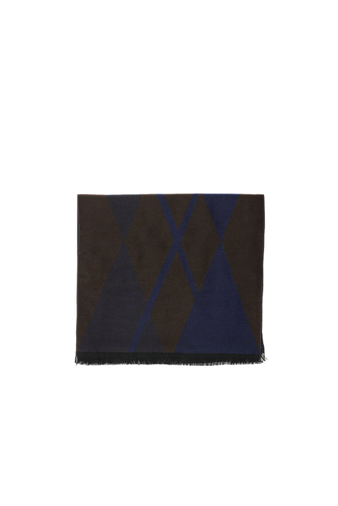 Medium Brown Patterned Scarf