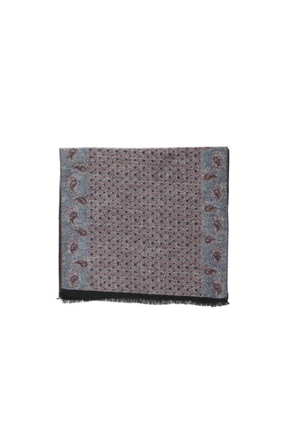  Lacivert Desenli Atkı