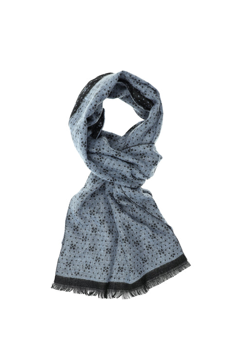 Black Patterned Scarf