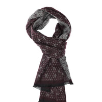 Açık Bordo Desenli Atkı