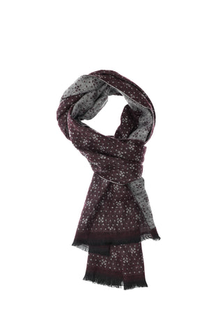  Açık Bordo Desenli Atkı