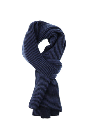  Koyu Lacivert Yünlü Desenli Atkı & Bere & Eldiven Takımı