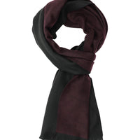 Koyu Bordo Düz Atkı