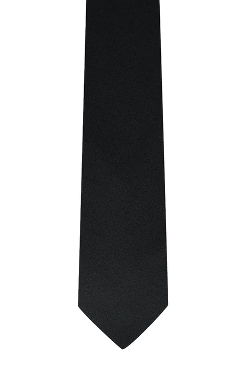 Black Micro-Patterned Tie