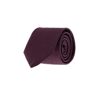 Koyu Bordo Mikro Desenli Kravat