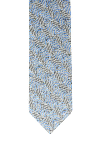  Açık Mavi Desenli Kravat