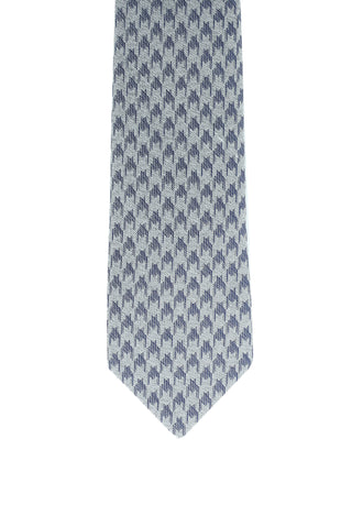  Orta Gri Desenli Kravat-Ki??l?