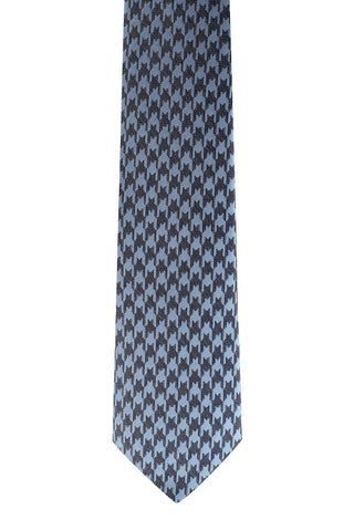  Açık Mavi Desenli Kravat