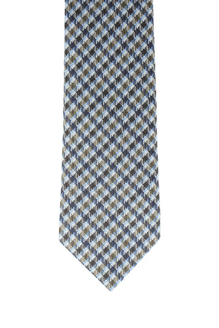  Orta Kahve Desenli Kravat