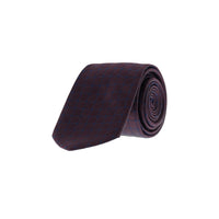 Dark Burgundy Patterned Tie