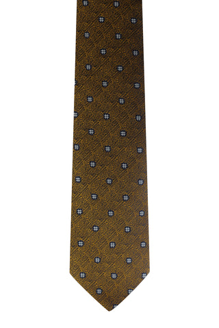  Koyu Lacivert Desenli Kravat