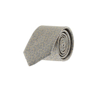 Orta Bej Desenli Kravat