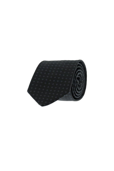 Black Patterned Tie