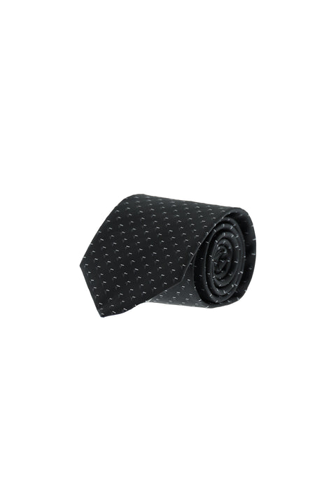 Black Patterned Tie