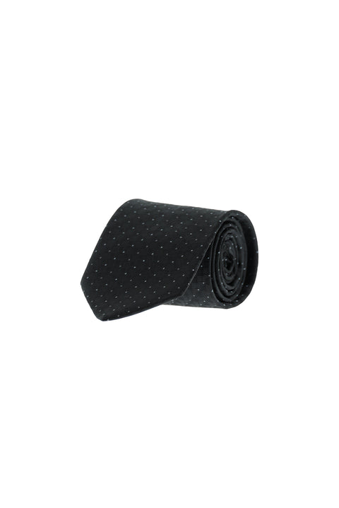 Black Patterned Tie