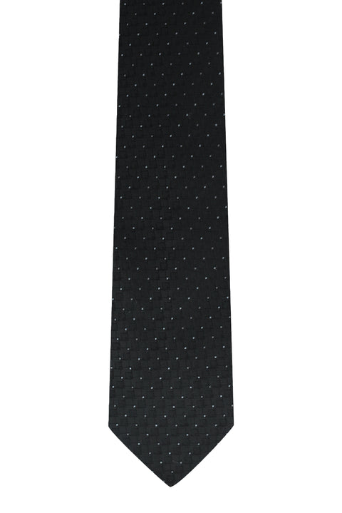 Black Patterned Tie