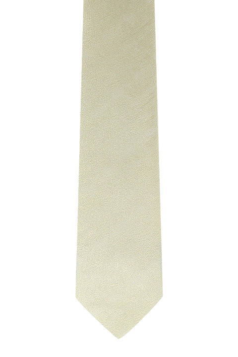 Orta Bej Desenli Kravat